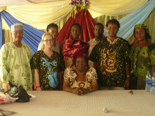 Chief Bisi Ogunleye COWAN founder (centre) and staff with the NRI Gender and Diversity Audit Team