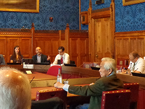 Bruno Tran, second from the left, during the APPG meeting