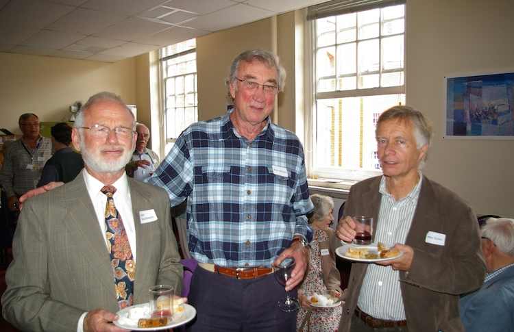 From left to right: Bob Douthwaite, Bryn Bettany and Mike Tucker. Photo: Bill Pag