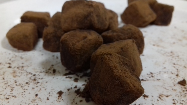 Chocolate truffles made by NRI's Julie Crenn