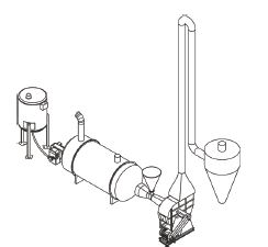 flash pneumatic dryer