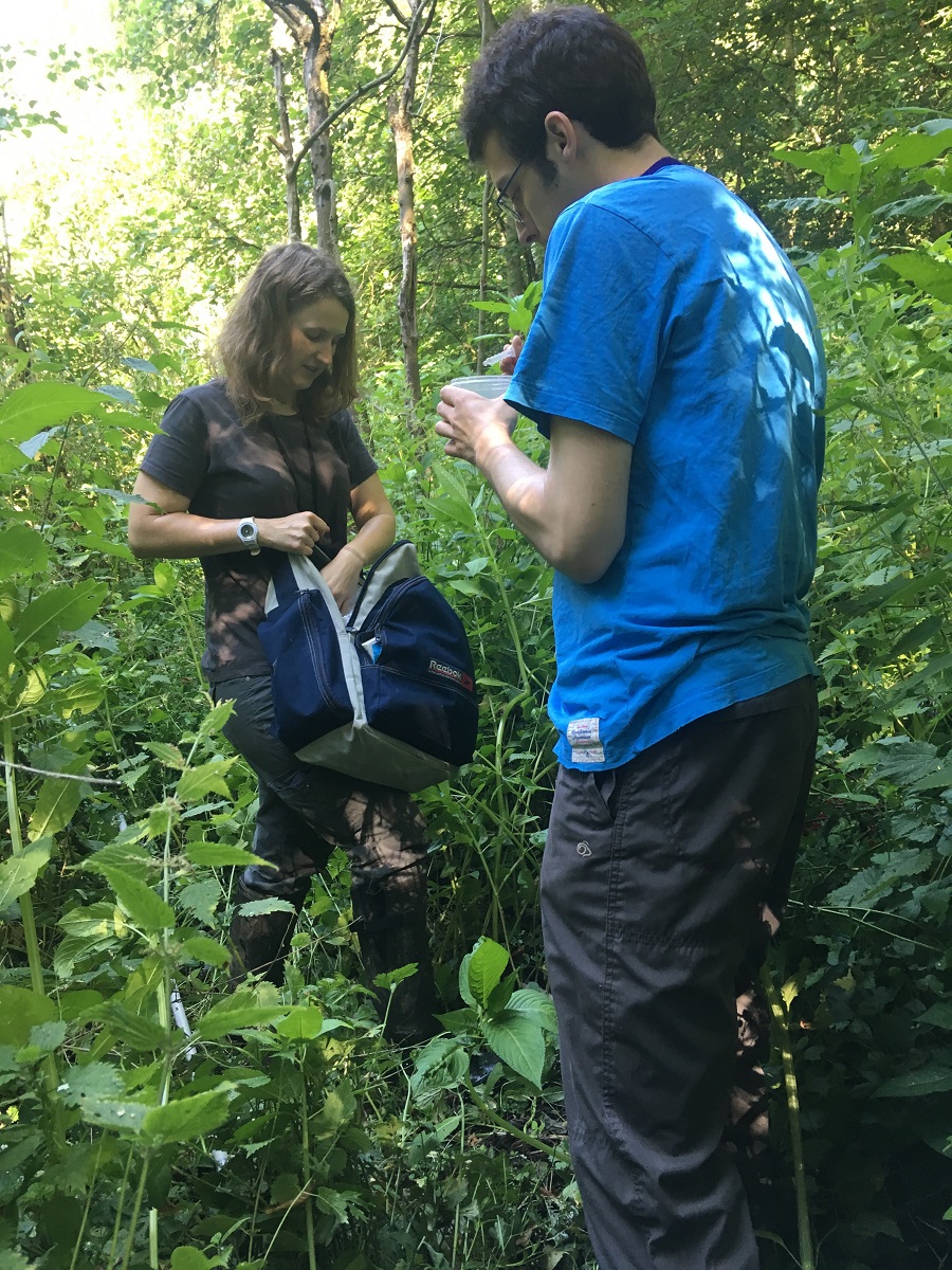 Wetlandlife fieldwork with Frances and Anthony 