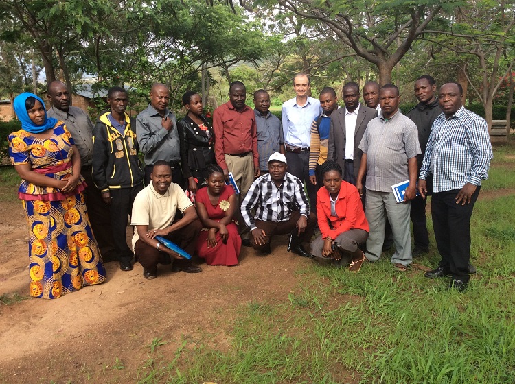 Participants at a training workshop for agricultural extension officers in Tanzania. The topic was helping farmers adapt to a variable climate. | Photo: T Chancellor