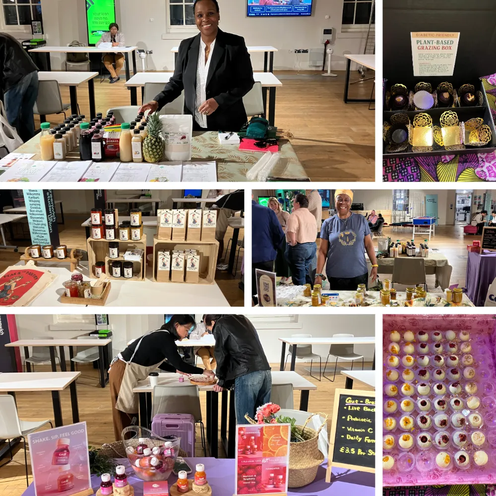 Some of the products on display at the food business showcase