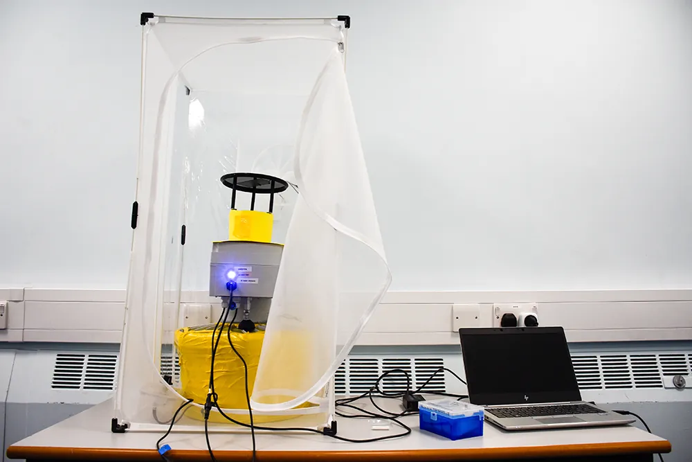 Scientists at NRI, the University of Bristol and IRIDEON S.L have developed a smart trap that enables highly efficient, passive, automated, real-time detection of the whitefly (Bemisia tabaci)